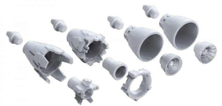 GUNDAM - Builders Parts HD 1/144 MS Vernier 01 - Zestaw modelarski