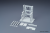 GUNDAM - Builders Parts System Base 001 White - Zestaw modelarski