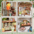 MINIATUROWY DOMEK - DIY - Księgarnia Green Life - 196szt + Oświetlenie LED