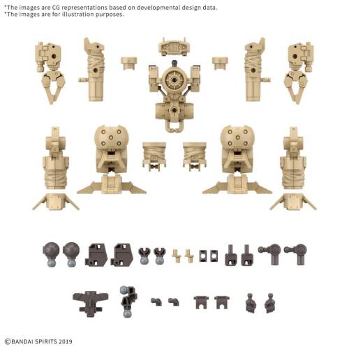 GUNDAM - 30MM 1/144 ZESTAW CZĘŚCI OPCJONALNYCH 18 - Zestaw modelarski