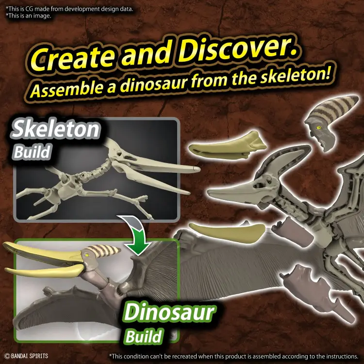 PLANNOSAURUS - Plannosaurus Pteranodon - Zestaw modelarski