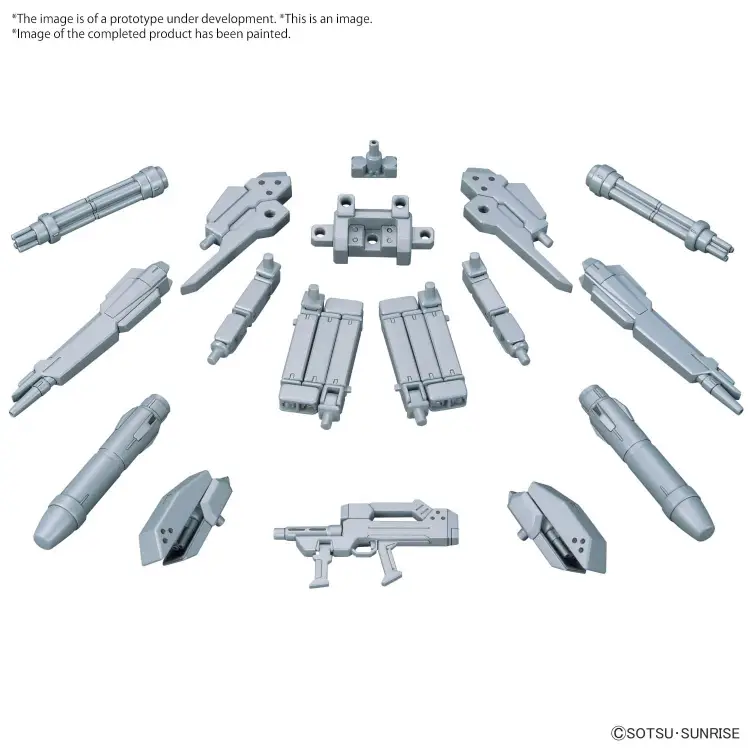 GUNDAM - Zestaw części opcjonalnych Gunpla 07 (Zasilany zasilacz broni) - Zestaw modelarski