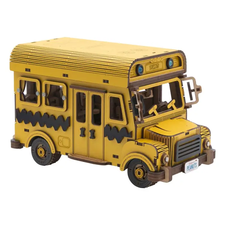 PEANUTS - Autobus szkolny - model drewniany