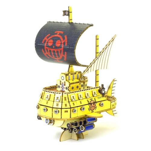 ONE PIECE - Law's Submarine - Zestaw modeli drewnianych 13,2x8,5x16 cm
