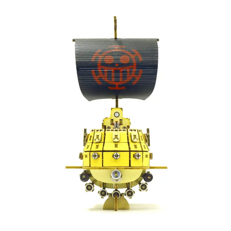 ONE PIECE - Law's Submarine - Zestaw modeli drewnianych 13,2x8,5x16 cm