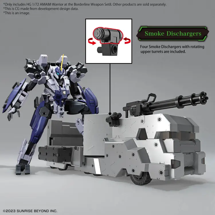 AMAIM -HG 1/72 AMAIM Wojownik na granicy Zestaw broni 8 - Zestaw modelarski