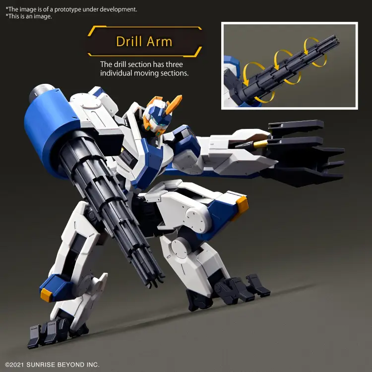AMAIM - HG 1/72 MAILeS Byakuchi (Drill & Claw Arm) - Zestaw modelarski