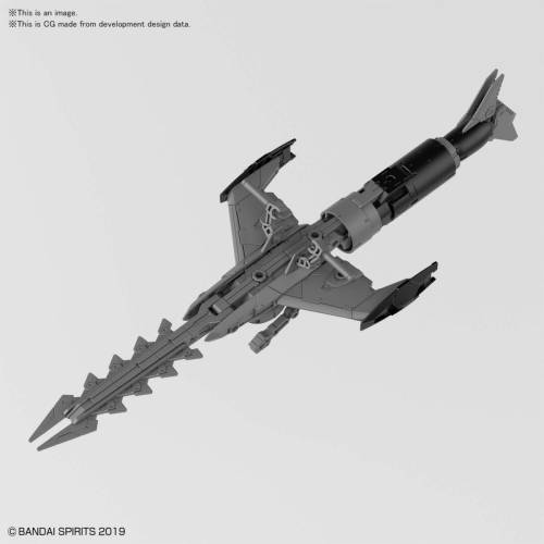 30MM - 1/144 Pojazd z rozszerzonym uzbrojeniem (szary okręt podwodny) - Zestaw modelarski