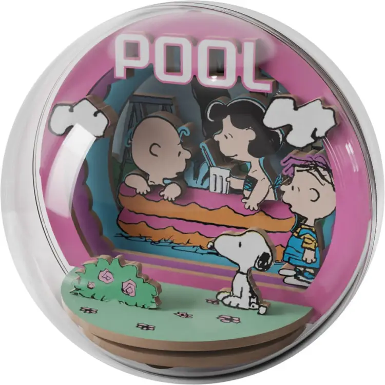PEANUTS - Cool Pool - Drewniany zestaw modelarski Globe Theater