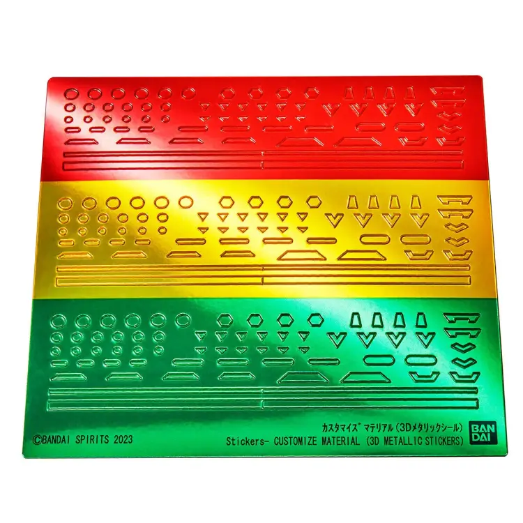 30MM - Dostosuj materiał (metaliczne naklejki 3D) - Zestaw modelarski