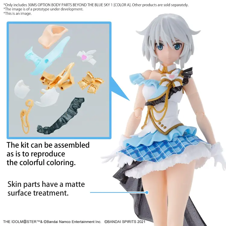 THE IDOLMASTER-30MS Option Body Parts Beyond the blue sky 1 - Zestaw modelarski