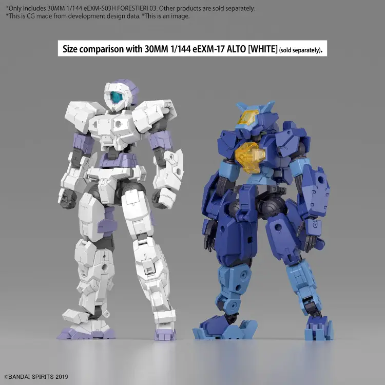30MM - 1/144 eEXM-S03H Forestieri 03 - Zestaw modelarski