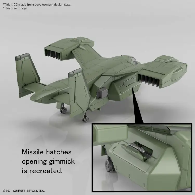 GUNDAM - HG 1/72 V-33 Stork Carrier - Zestaw modelarski