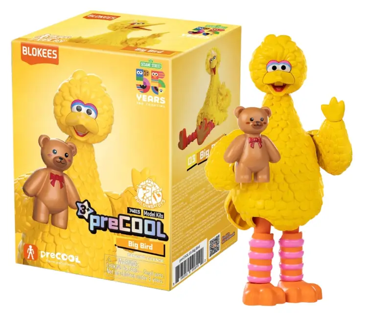 SESAME STREET - Duży Ptak - Zestaw modelarski Classic Class Blokees