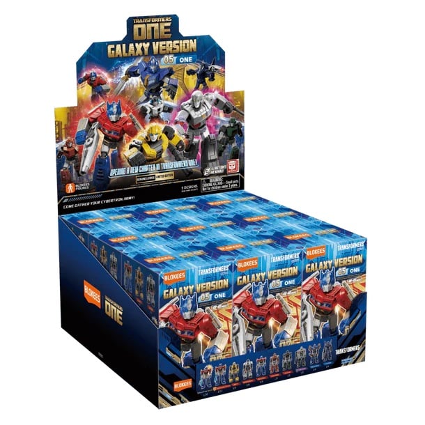 TRANSFORMERS - Galaxy Version 05 - Zestaw modelarski Blokees Display 9 szt.