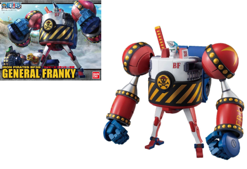 ONE PIECE - Zestaw modelarski - Generał Franky - 25 CM