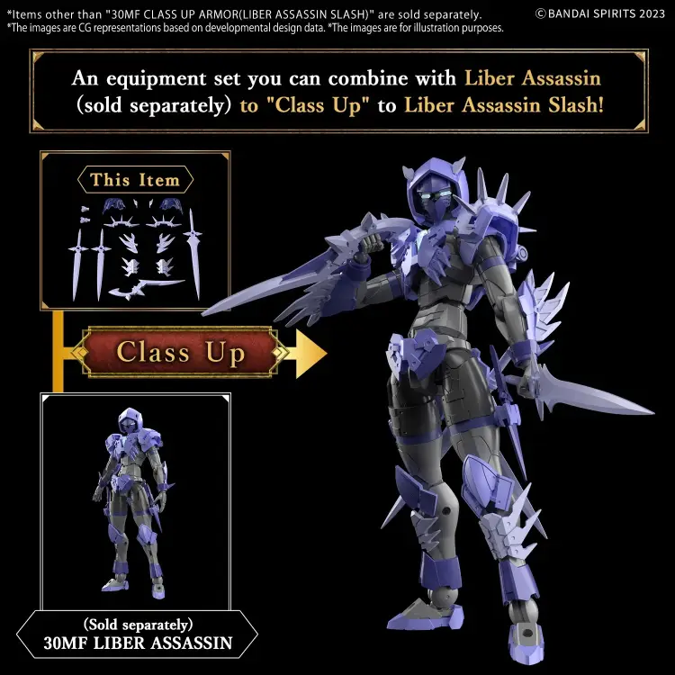 30MF - Class Up Armor (Liber Assassin Slash) - Zestaw modelarski