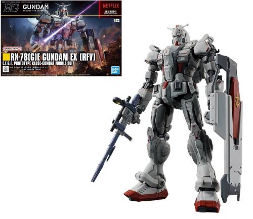 GUNDAM - HG 1/144 Gundam EX (RFV) - Zestaw modelarski