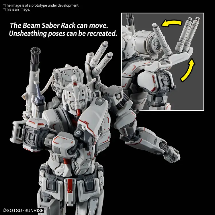 GUNDAM - HG 1/144 Gundam EX (RFV) - Zestaw modelarski