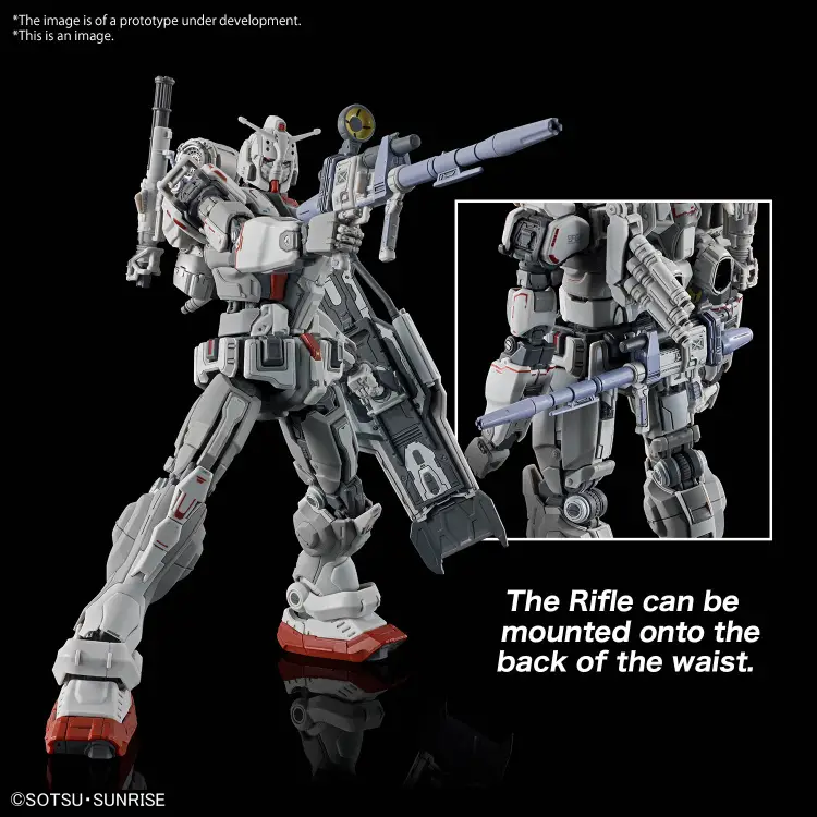 GUNDAM - HG 1/144 Gundam EX (RFV) - Zestaw modelarski