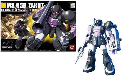 GUNDAM - HGUC 1/144 MS-05B Zaku 1 - Zestaw modelarski
