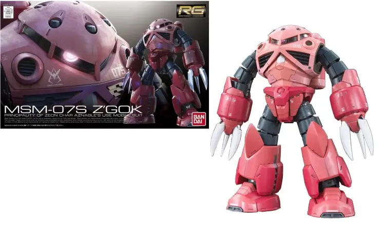 GUNDAM - RG 1/144 MSM-07S Z'GoK Char Custom - Zestaw modelarski