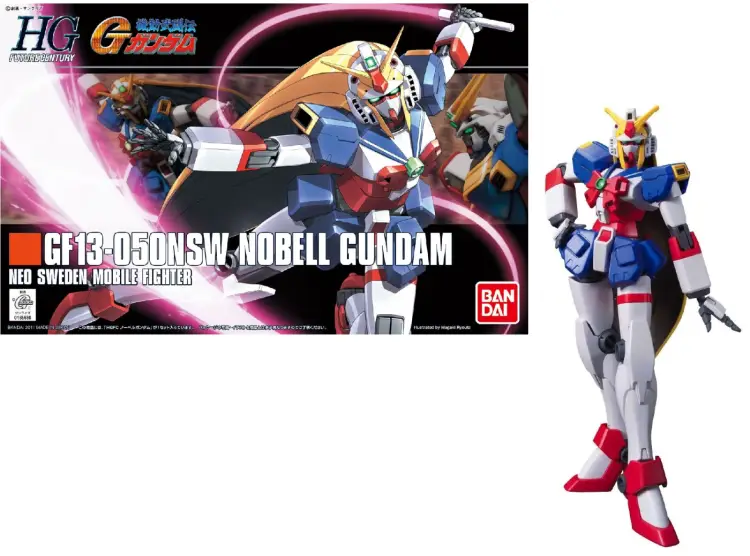 GUNDAM - 1/144 HGUC Nobell Gundam - Zestaw modelarski 13 cm