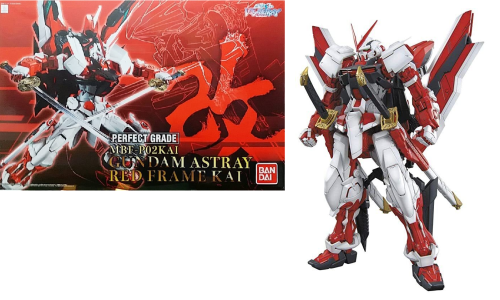GUNDAM - PG 1/60 Gundam Astray Red Frame Kai - Zestaw modelarski - 30 cm