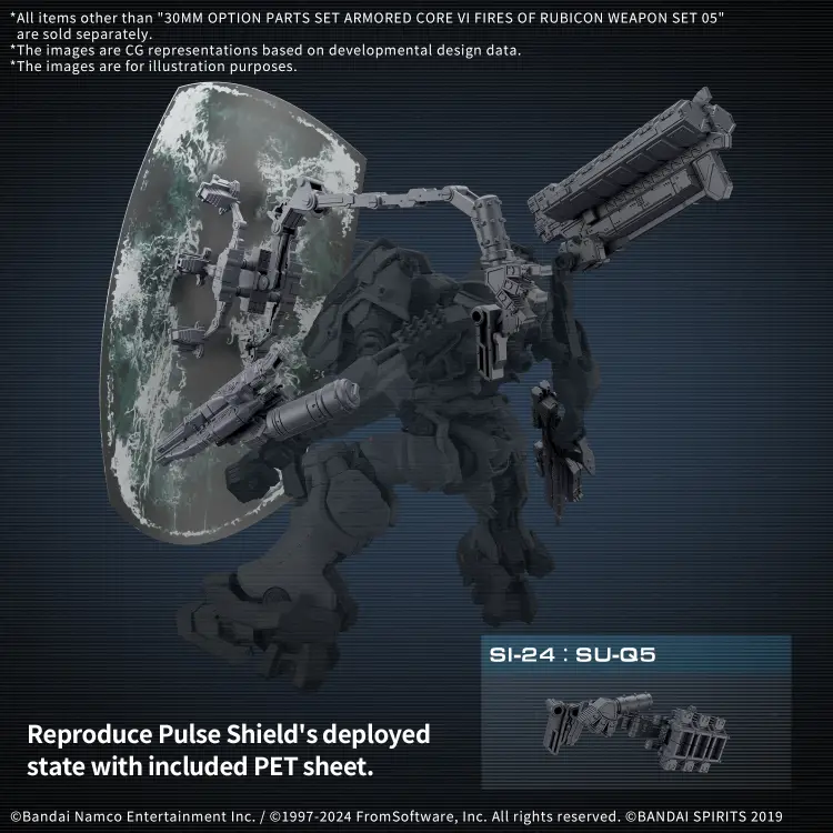 ARMORED CORE VI - Zestaw broni 05 - Zestaw modelarski