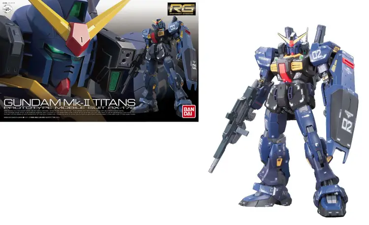 GUNDAM - RG 1/144 RX-178 Gundam MK-II Titans - Zestaw modelarski