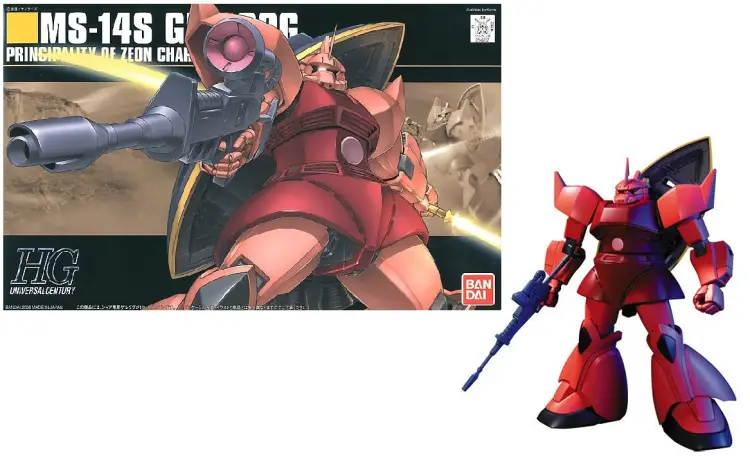 GUNDAM - HGUC 1/144 MS-14S Gelgoog Mobile Suit - Zestaw modelarski