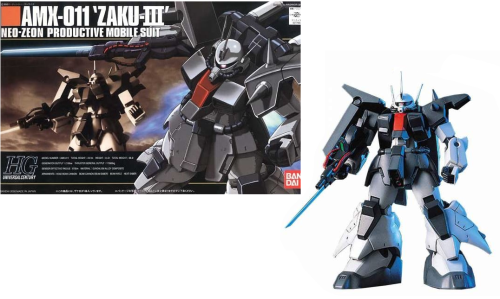 GUNDAM - HGUC AMX-011 Zaku III 1/144 - Zestaw modelarski