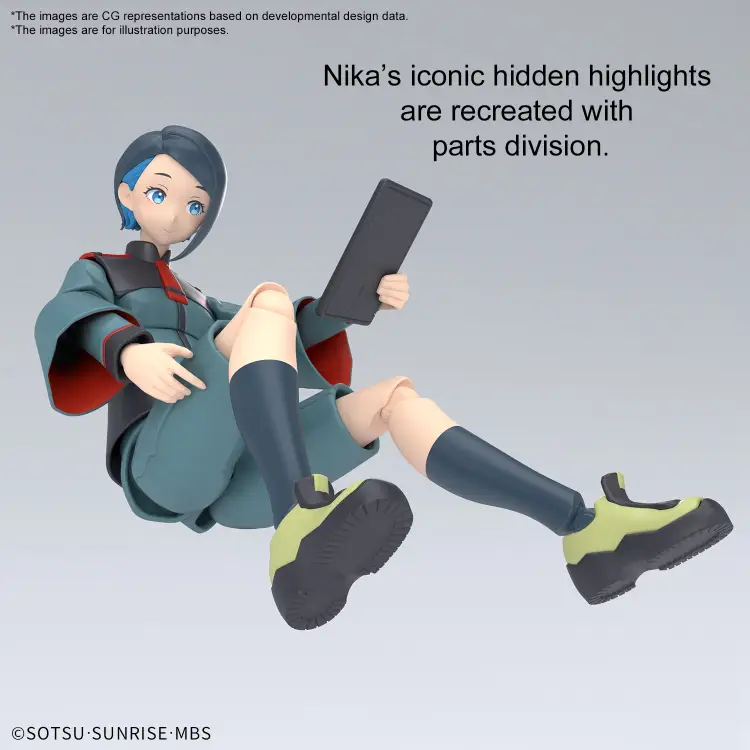 GUNDAM - Figurka-Rise Standard Nika Nanaura - Zestaw modelarski