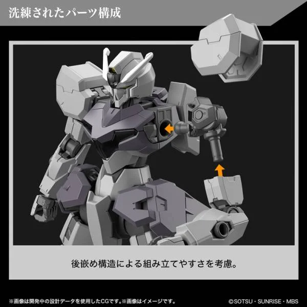 GUNDAM CZAROWNICA Z MERKURY - Gundvolva - Zestaw modelarski