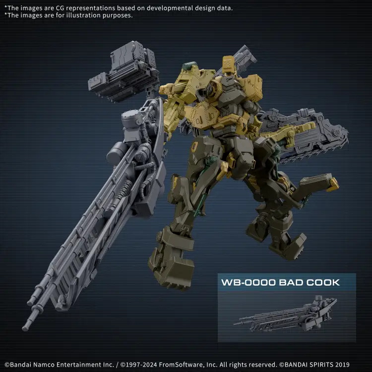 ARMORED CORE VI - CC-3000 Wrecker Milk Tooth - Zestaw modelarski