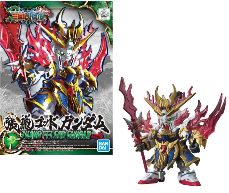 GUNDAM - SD Sangoku Soketsuden Zhang Fei God Gundam - Zestaw modelarski