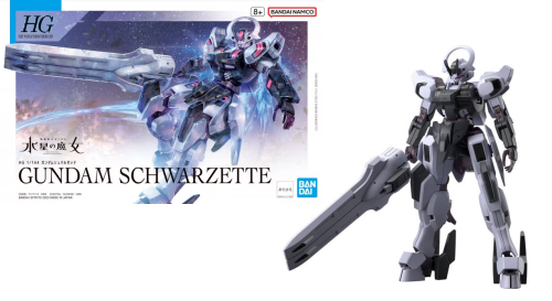 GUNDAM THE WITCH FROM MERCURY -HG 1/144 Gundam Schwarzette - Zestaw modelarski