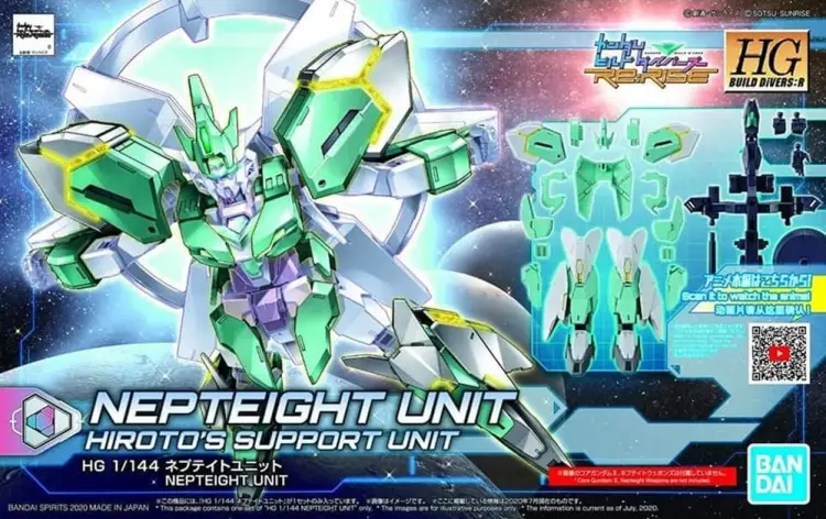 BUILD DIVERS - Jednostka HGBD:R 1/144 Nepteight - Zestaw modelarski