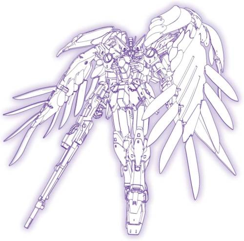 GUNDAM - MG 1/100 Wing Gundam Zero EW Verk.Ka - Zestaw modelarski