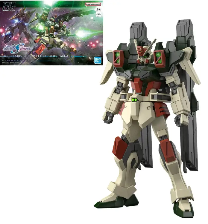 GUNDAM - HG 1/144 Lightning Buster Gundam - Zestaw modelarski