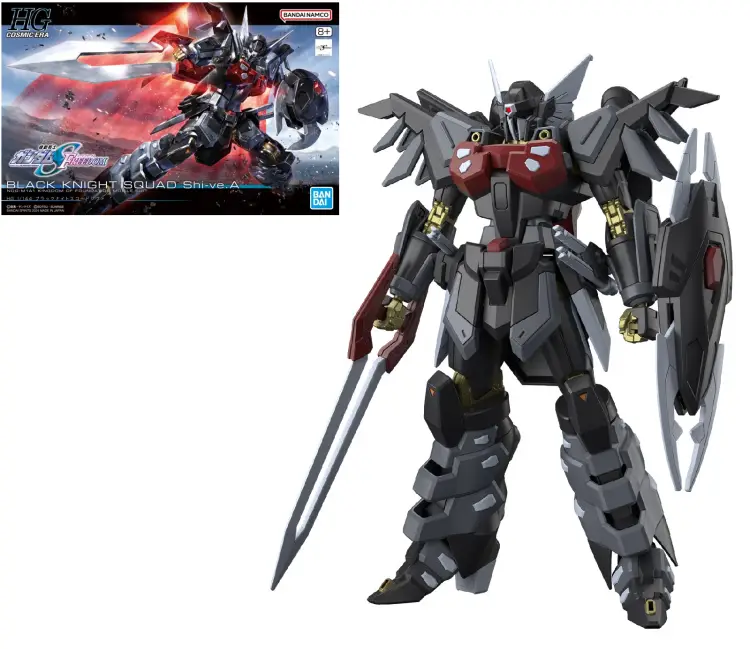 GUNDAM - HG 1/144 Black Knight Squad Shi-ve.A - Zestaw modelarski
