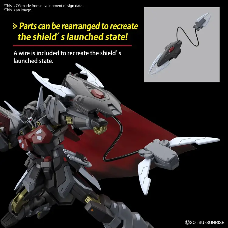GUNDAM - HG 1/144 Black Knight Squad Shi-ve.A - Zestaw modelarski