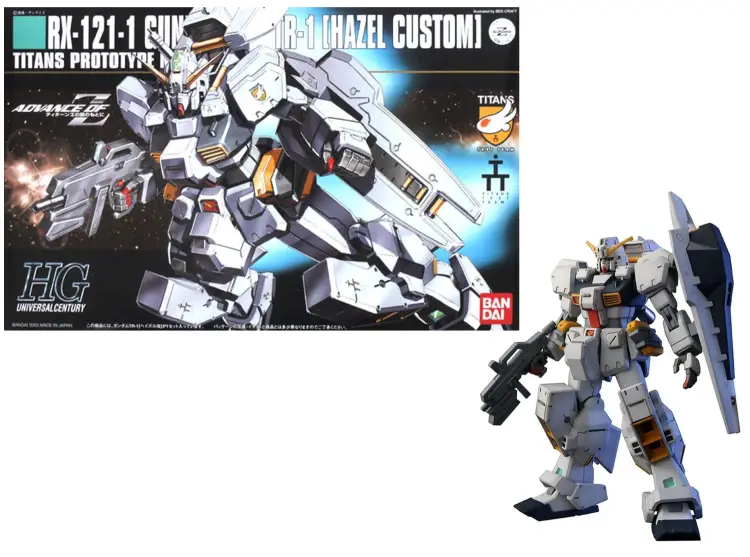 GUNDAM - HGUC 1/144 Hazel Kai RX-121-1 Gundam - Zestaw modelarski
