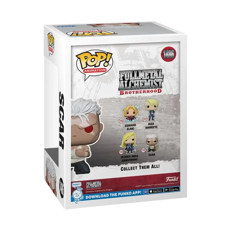 Funko POP! Fullmetal Alchemist - Scar (GITD) #1486