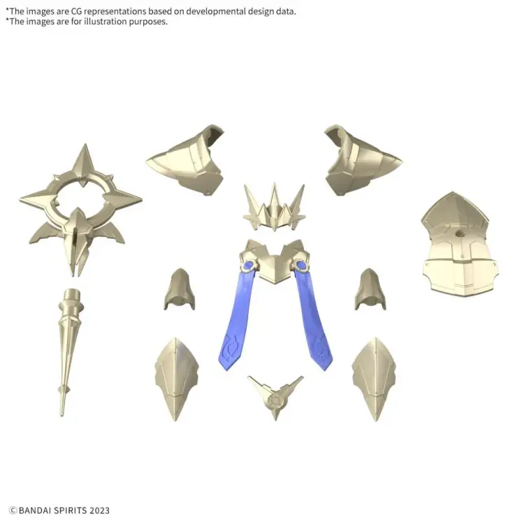 GUNDAM - 30MF CLASS UP ARMOR - Zestaw modelarski