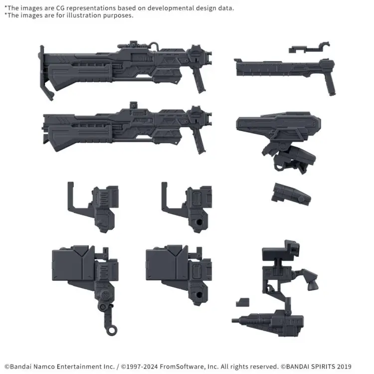 GUNDAM - 30MM OPTION PARTS SET ARMORED CORE - Zestaw modelarski
