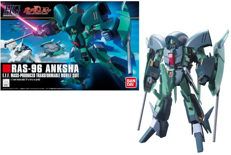 GUNDAM - 1/144 HGUC RAS-96 ANKSHA - Zestaw modelarski