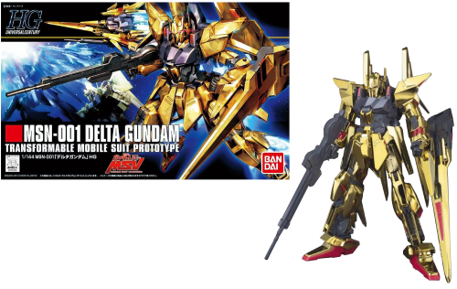 GUNDAM - HGUC 1/144 Delta Gundam - Zestaw modelarski