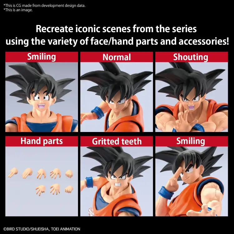 DRAGON BALL - Figurka standardowa Son Goku (nowa wersja specjalna) - Zestaw modelarski