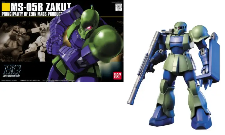 GUNDAM - HGUC 1/144 Zaku I - Zestaw modelarski